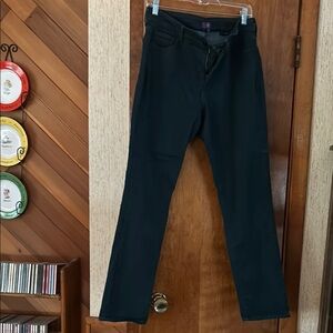 Size 12 NYDJ very dark green jegging